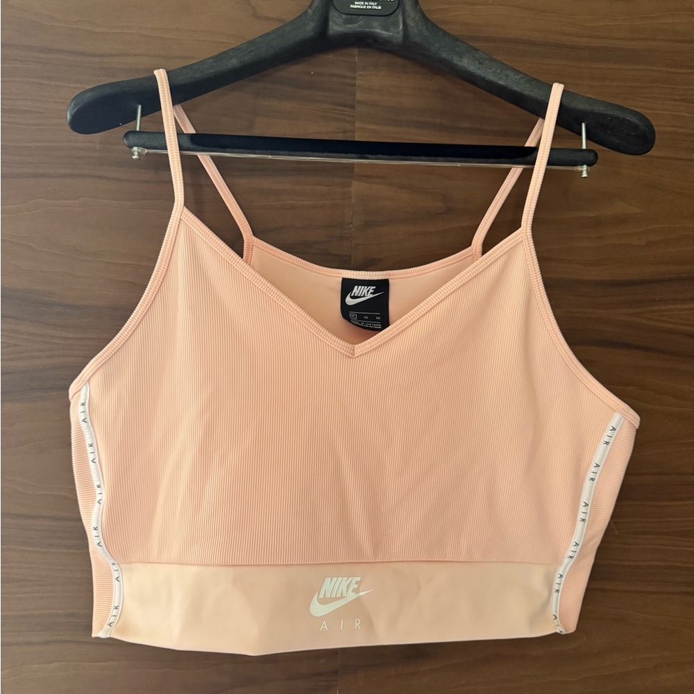 Nike Light Pink Ribbed Tank Top